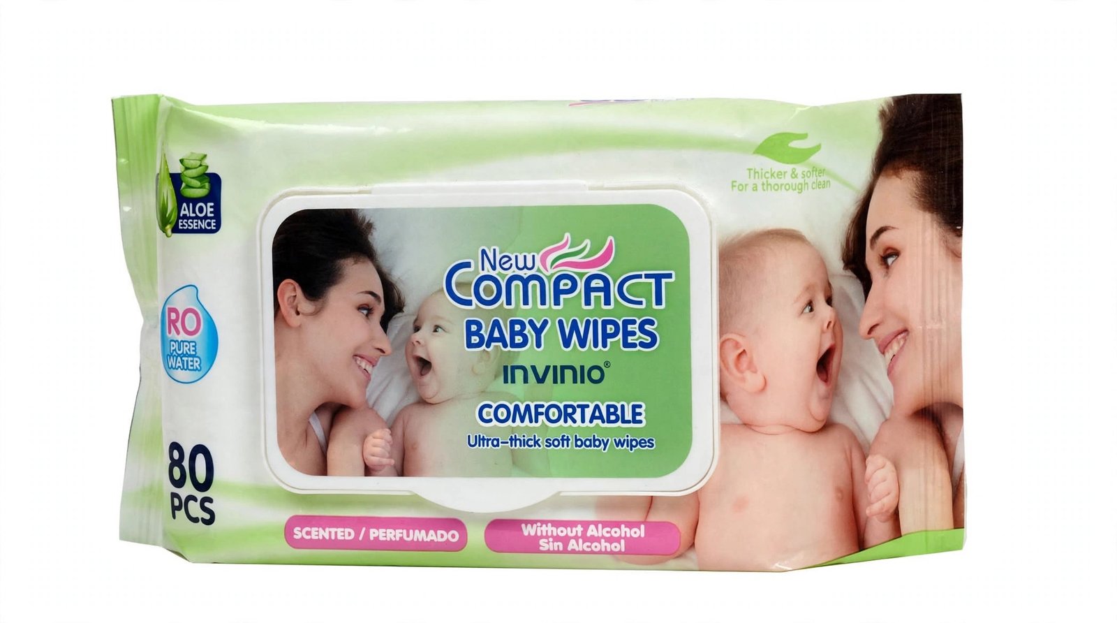 New compact baby wipes