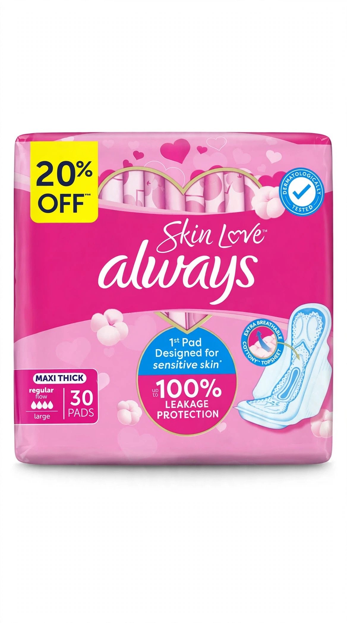 Always skin love 30 pads