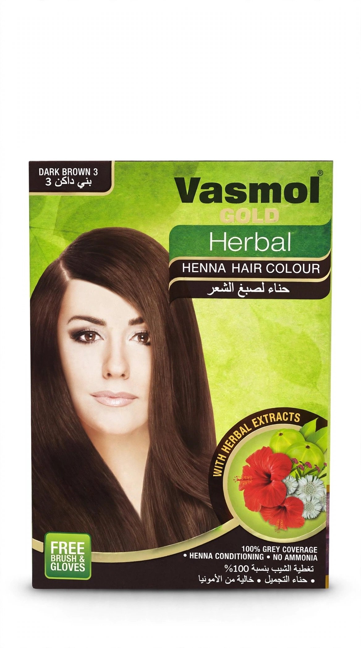Vasmol gold herbal henna hair colour