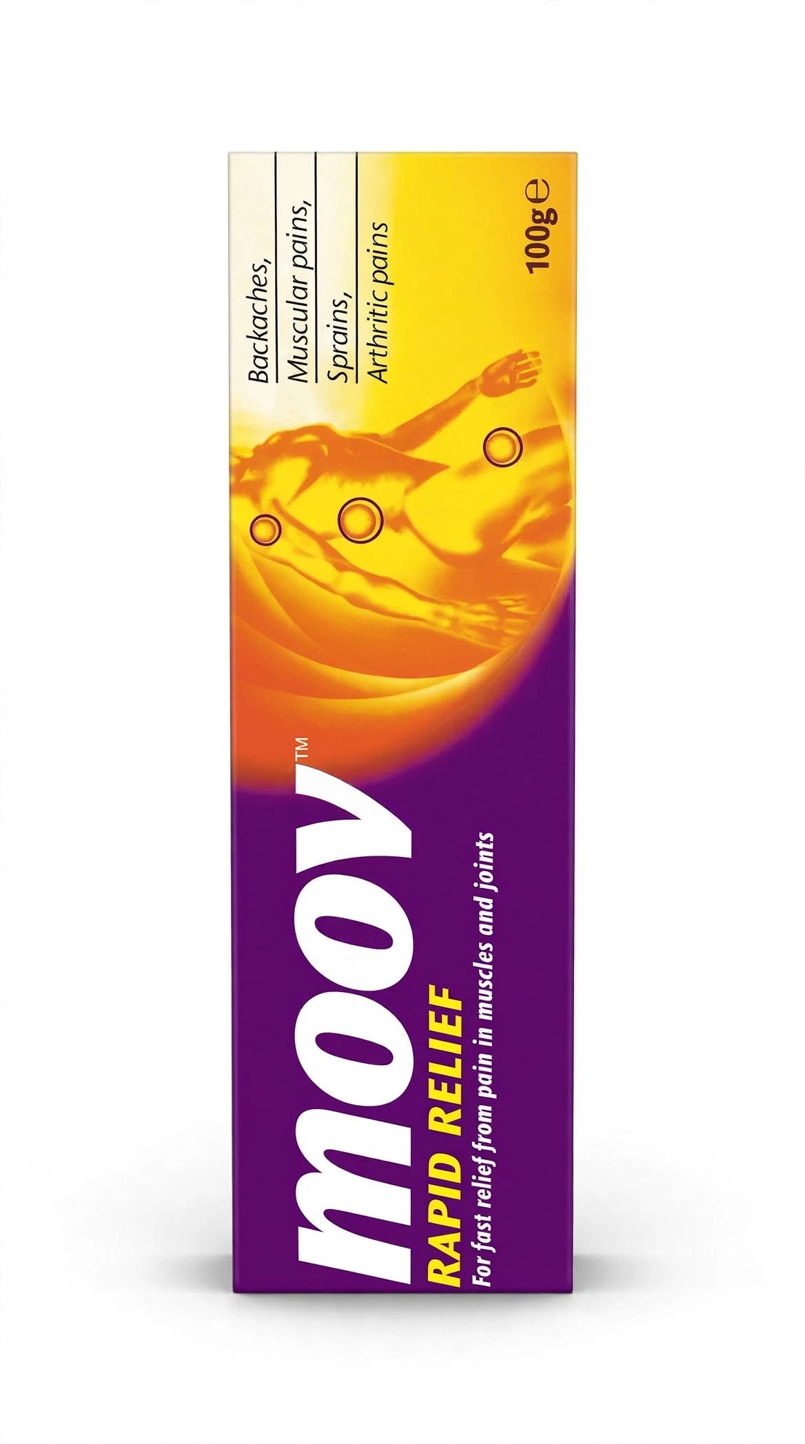 Moov rapid relief 100g (backaches , muscular pain, sprains)