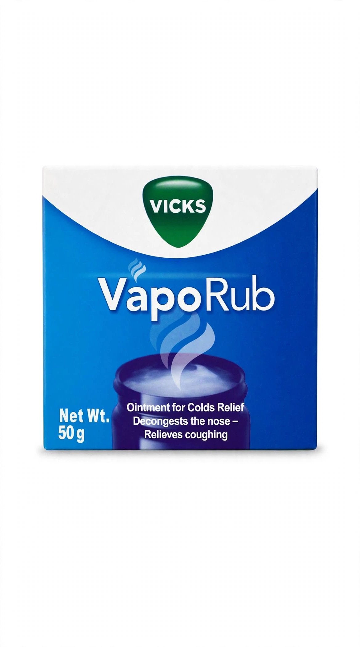 Vicks VapoRub Ointment For Colds Relief Decongests Nose Relieves Coughing - 50g`