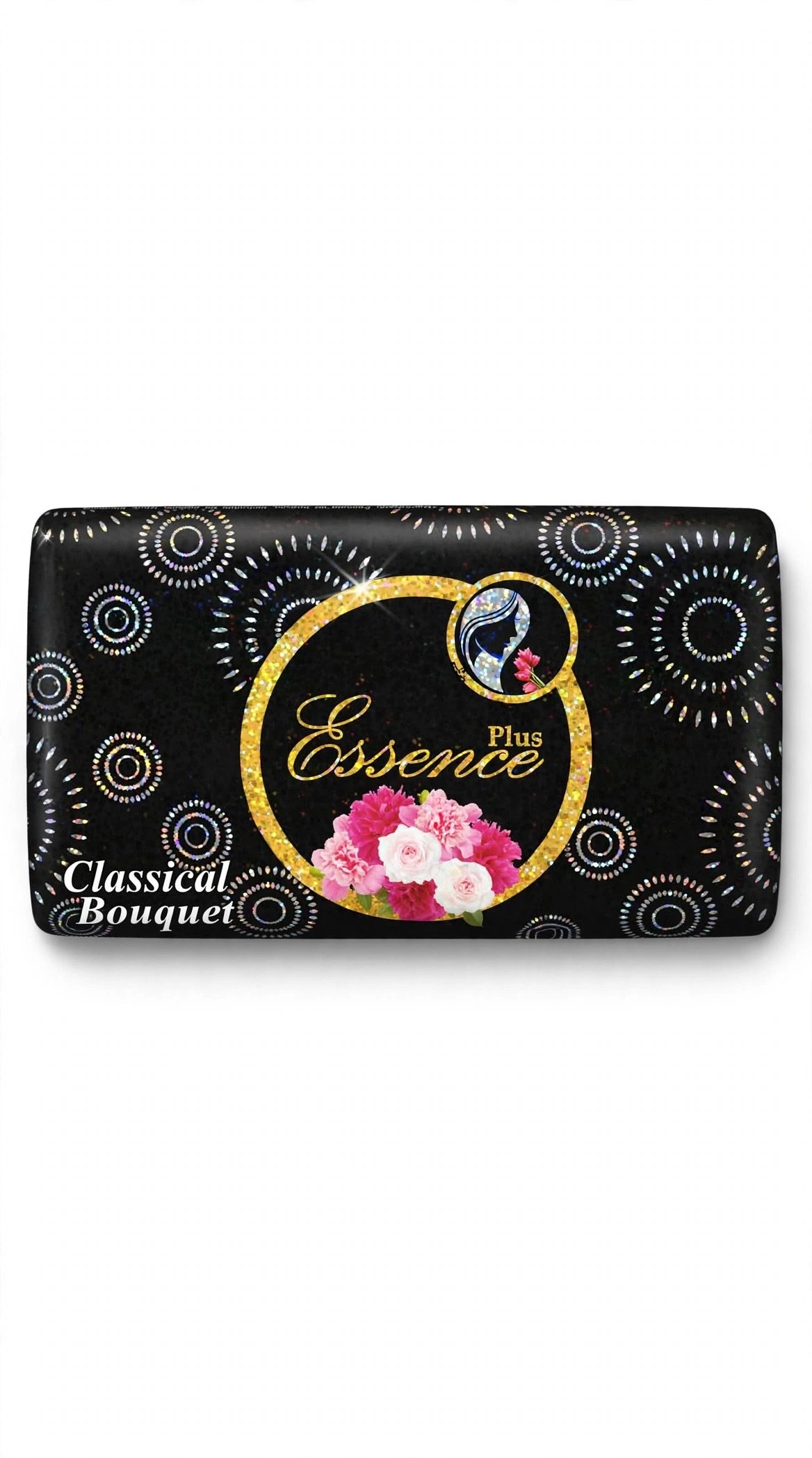 Essence Plus Soap Classical Bouquet Glitter Beauty Soap 120g