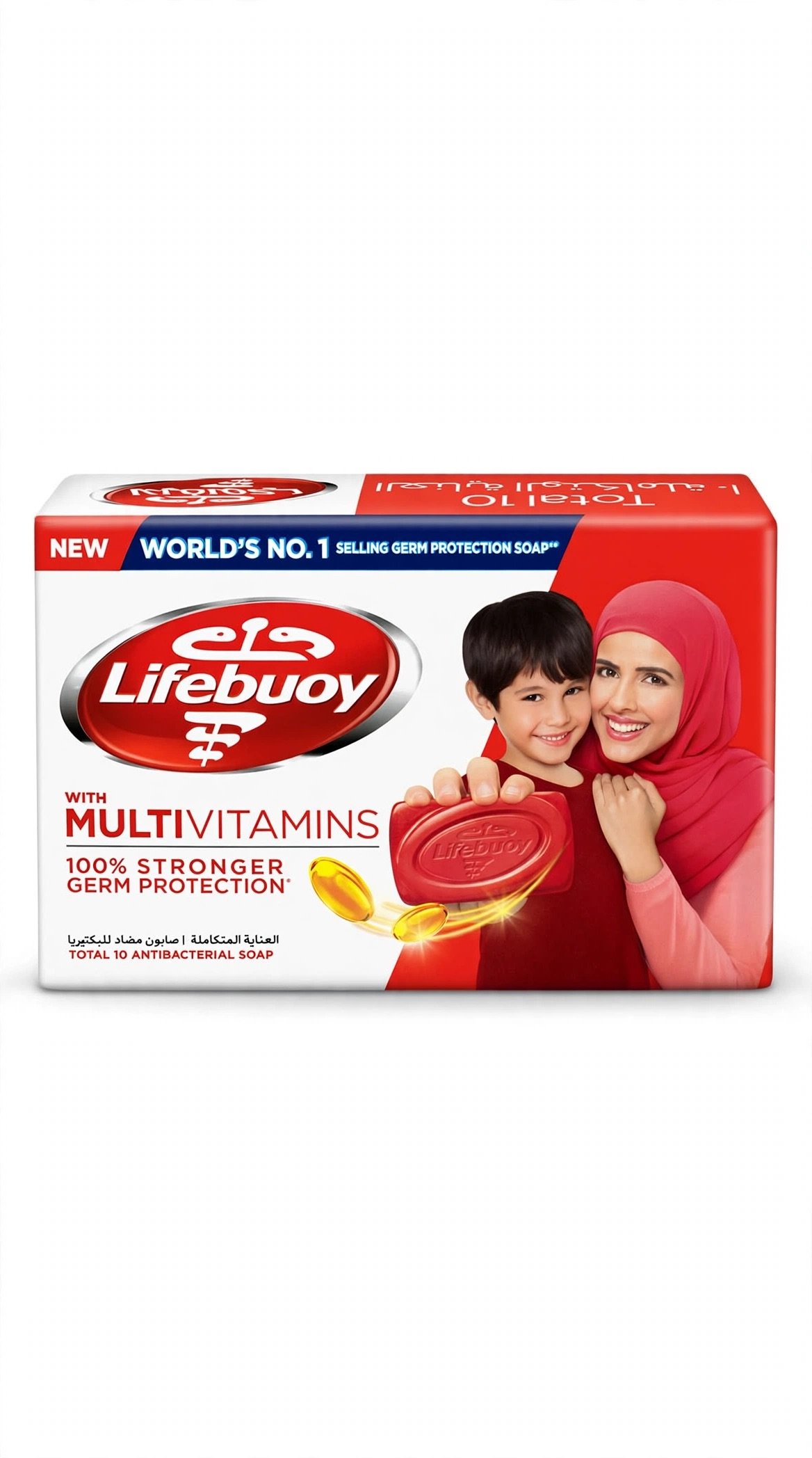Lifebuoy Total 10 Antibacterial Soap with Multivitamins 160g