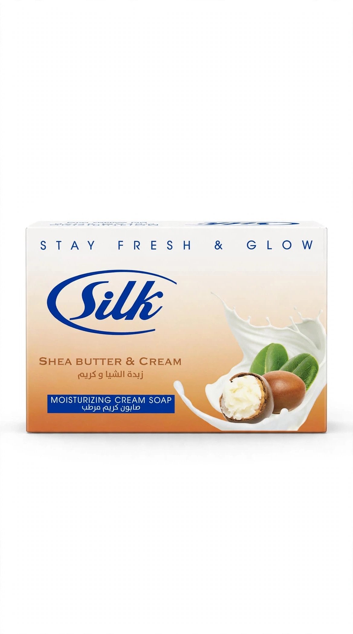 Silk Stay Fresh & Glow Shea Butter & Cream Moisturizing Cream Soap 100g