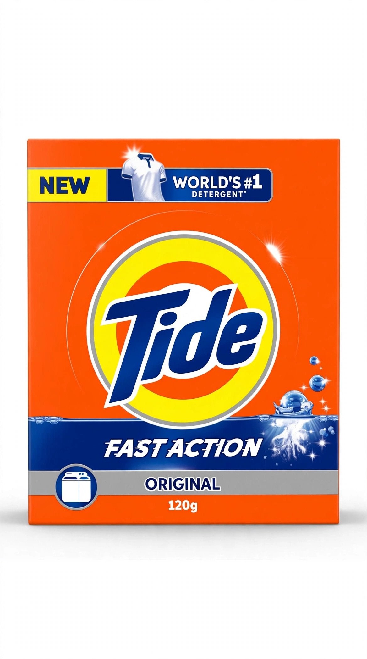 Tide Fast Action Original Detergent 120g