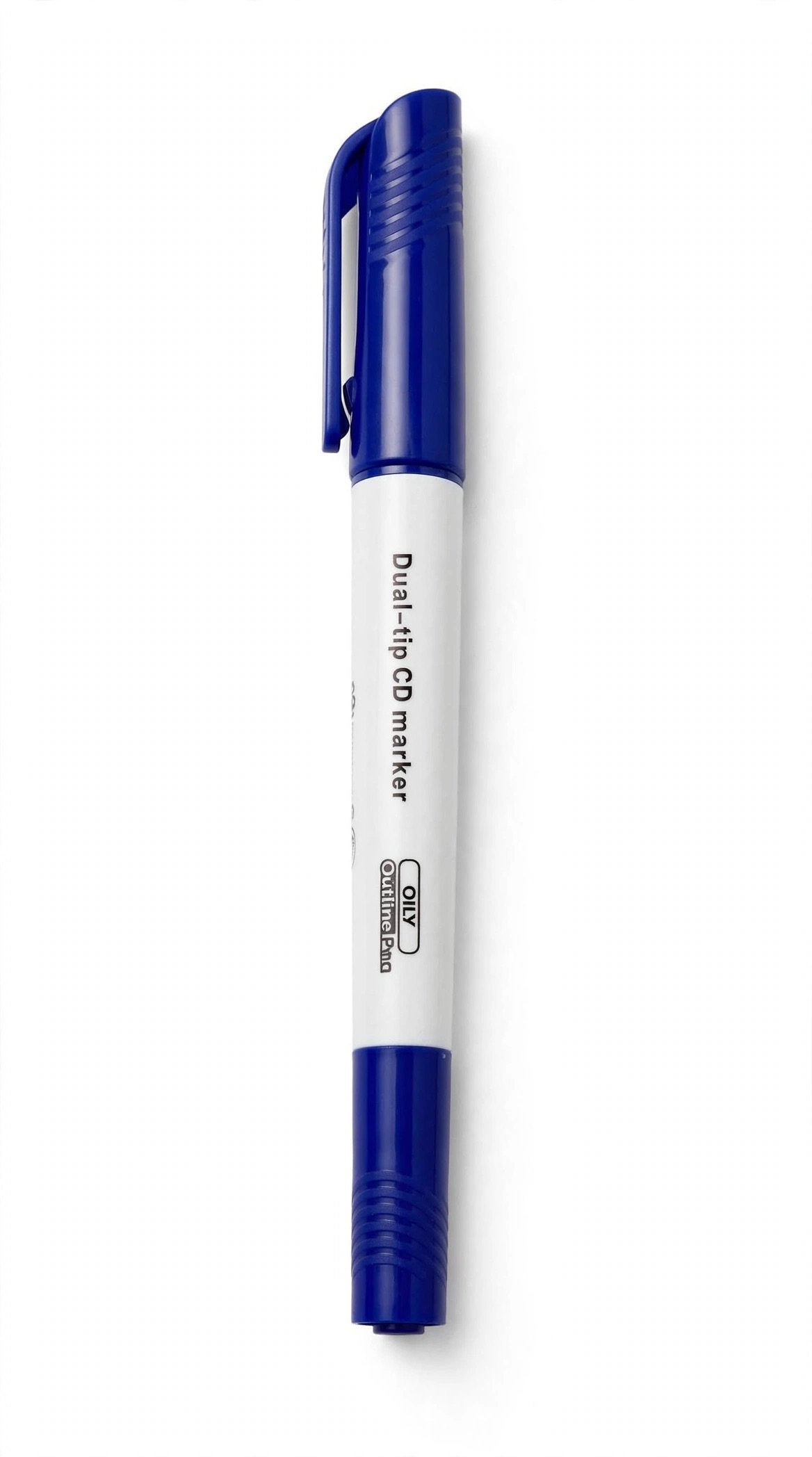 Dual-tip CD Marker Oily Outline Permanent - Blue