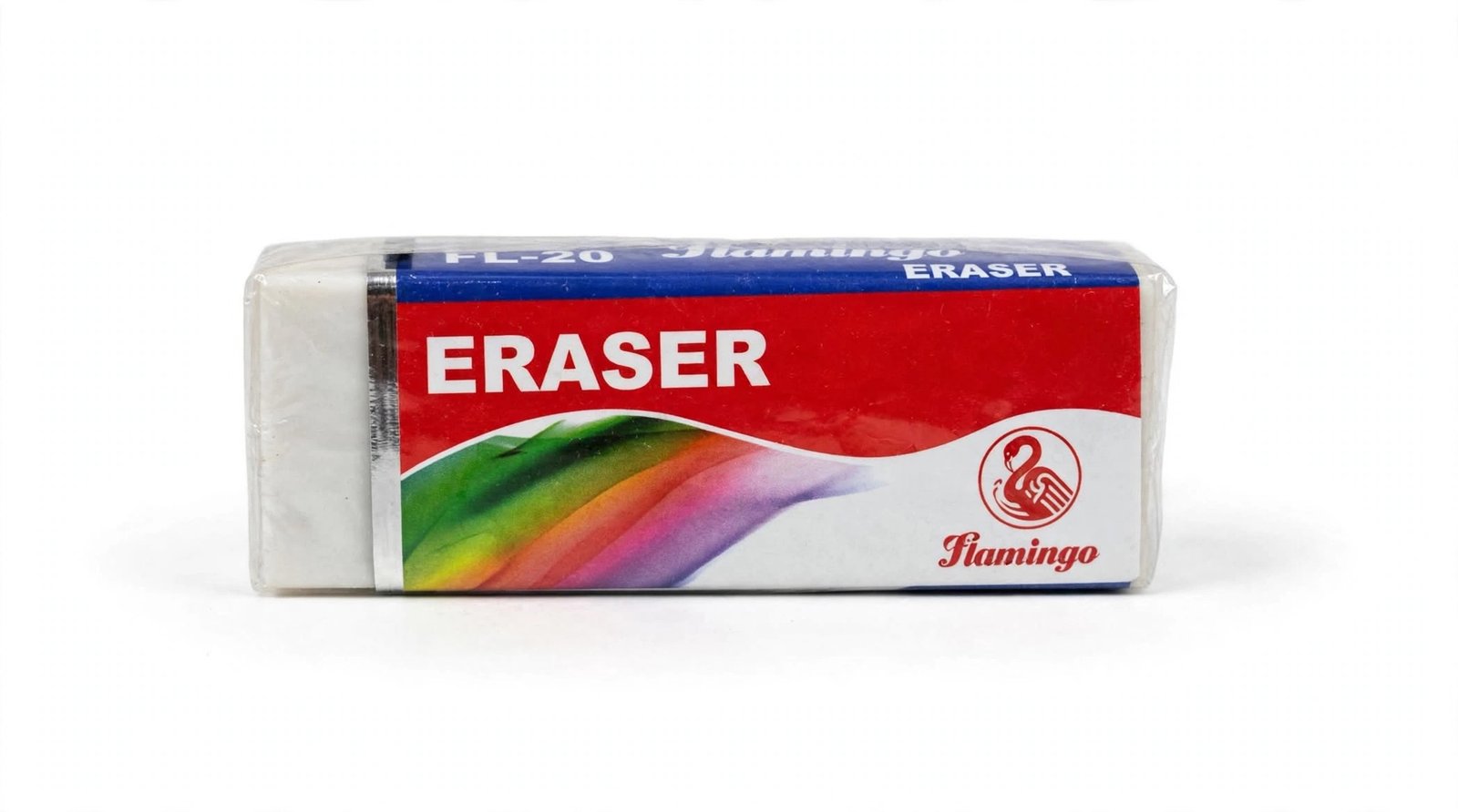 Flamingo Eraser FL-20 - White Rubber Eraser