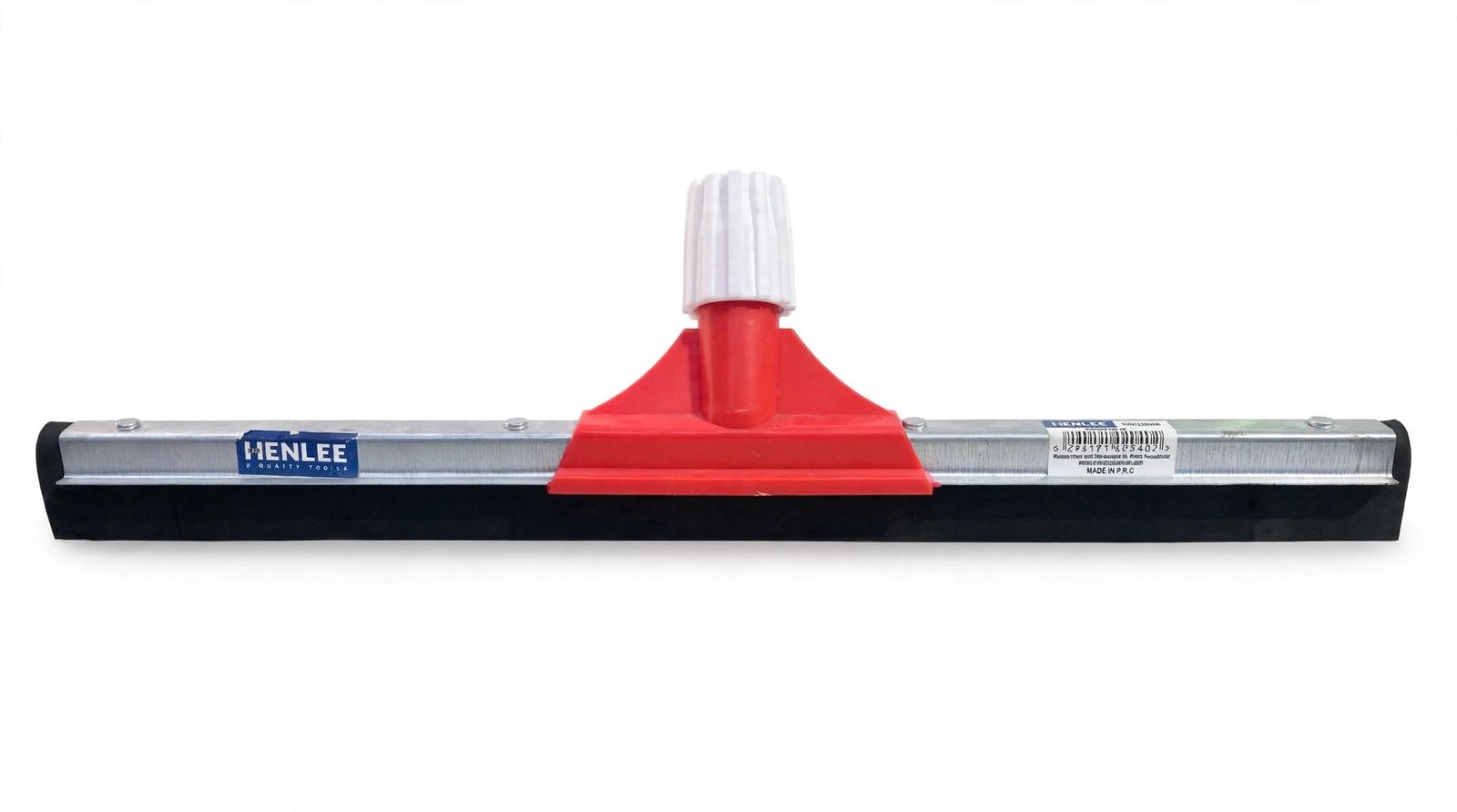 Henlee Quality Tools Floor Wiper Squeegee - Red Holder - 45cm