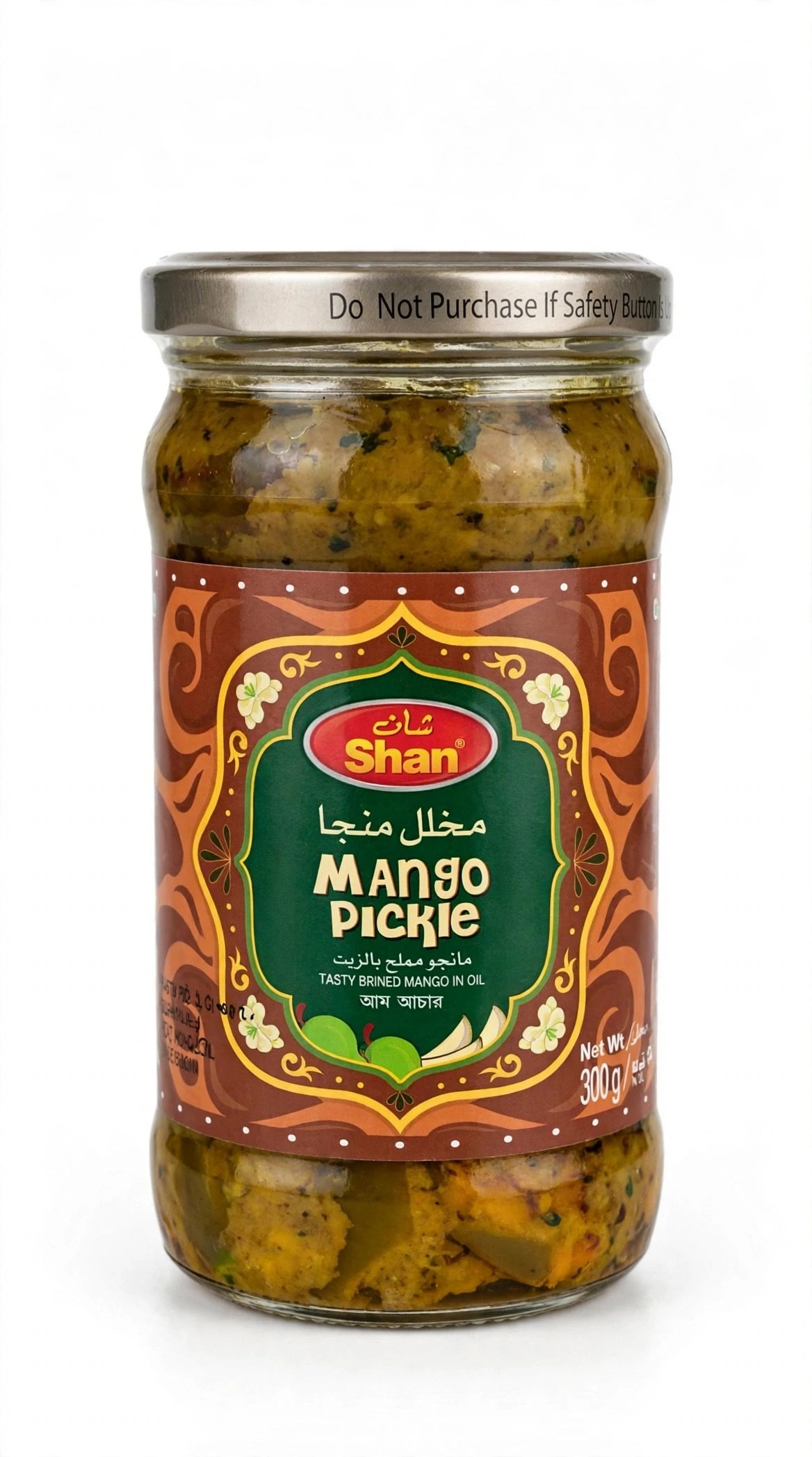 Shan Mango Pickle Tasty Brined Mango in Oil 300g