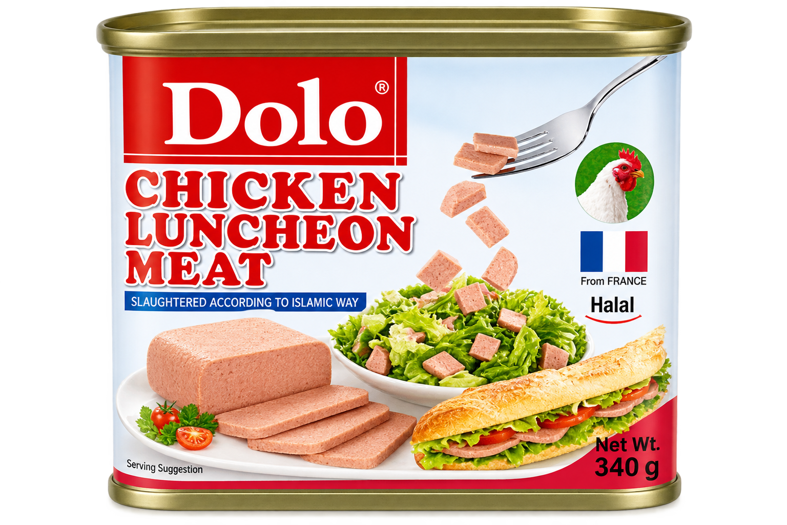 Dolo Chicken Luncheon Meat – 340 g