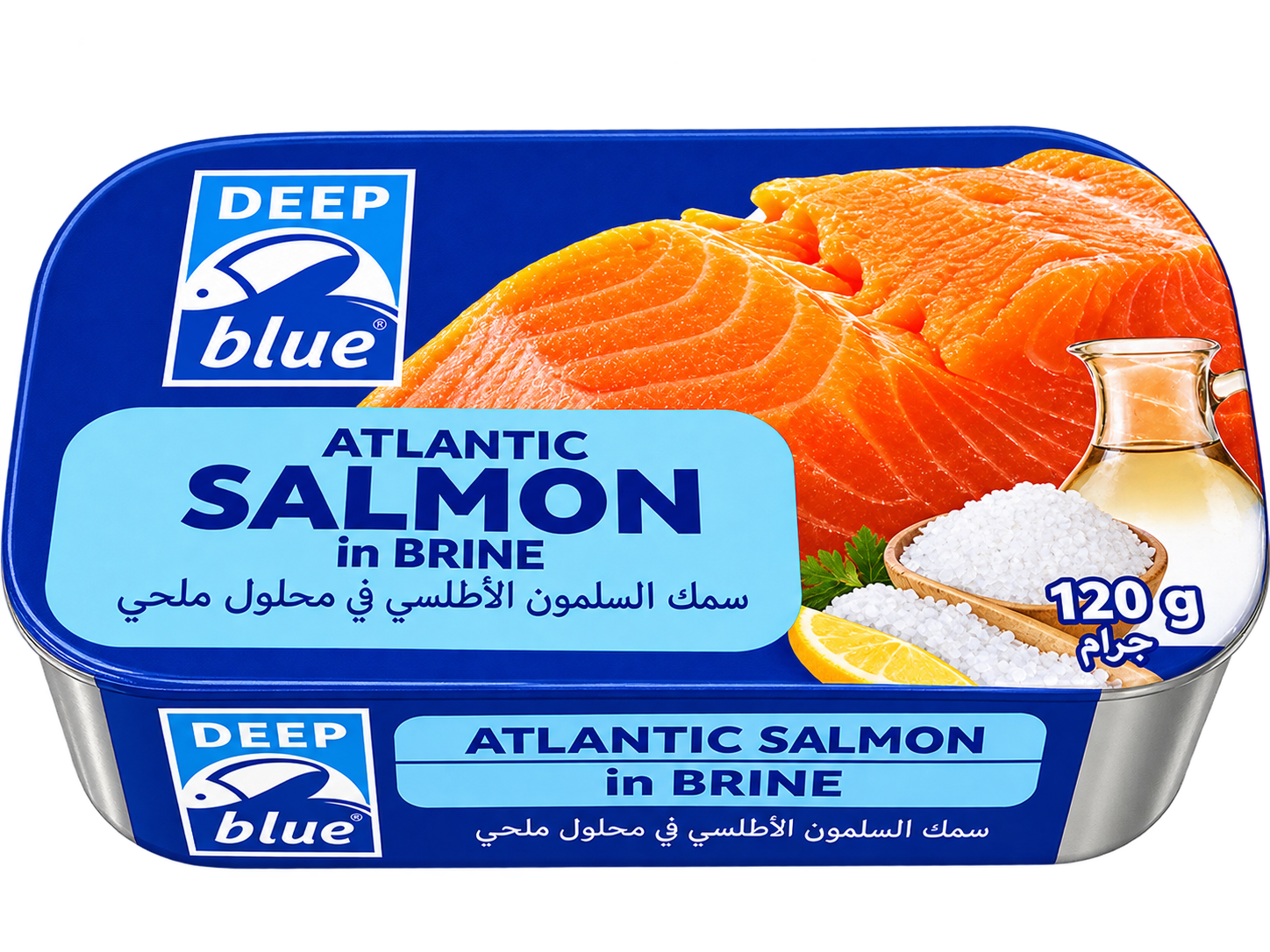 Deep Blue Atlantic Salmon in Brine 120g