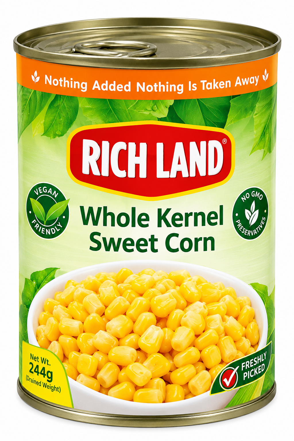 Rich Land Whole Kernel Sweet Corn 400G
