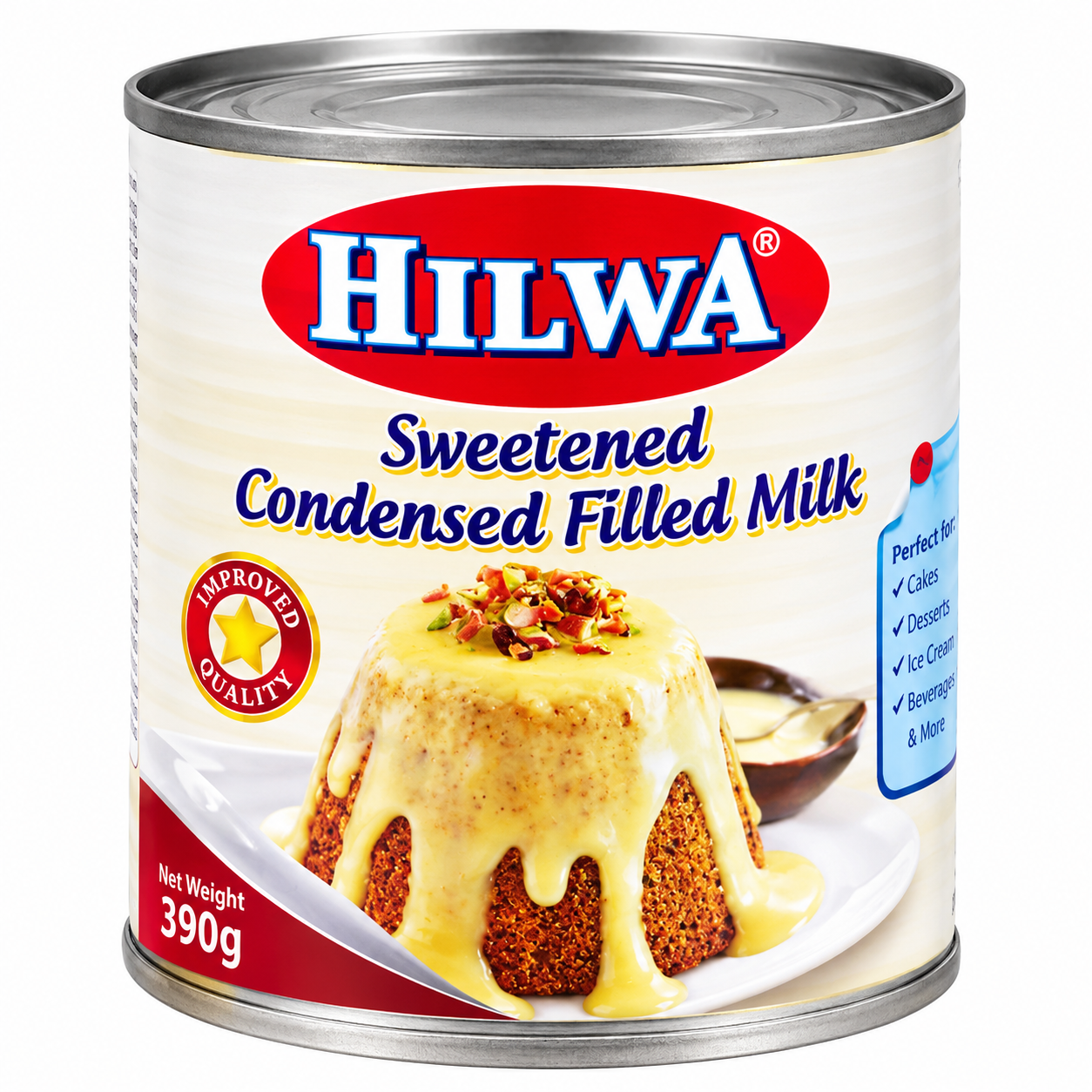 Hilwa Sweetened Condensed Filled Milk 390g