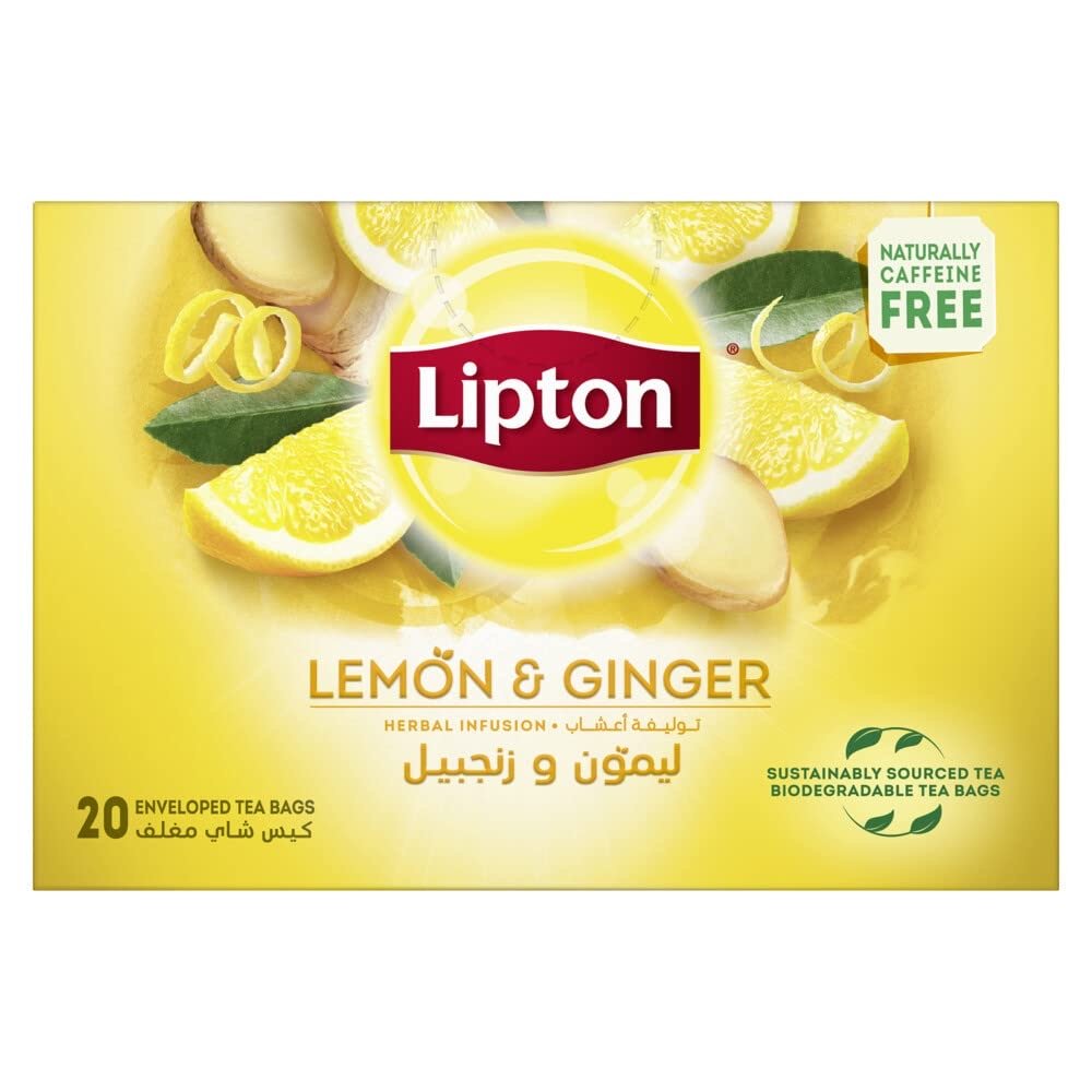 Lipton Lemon & Ginger Herbal Infusion 20tea bags