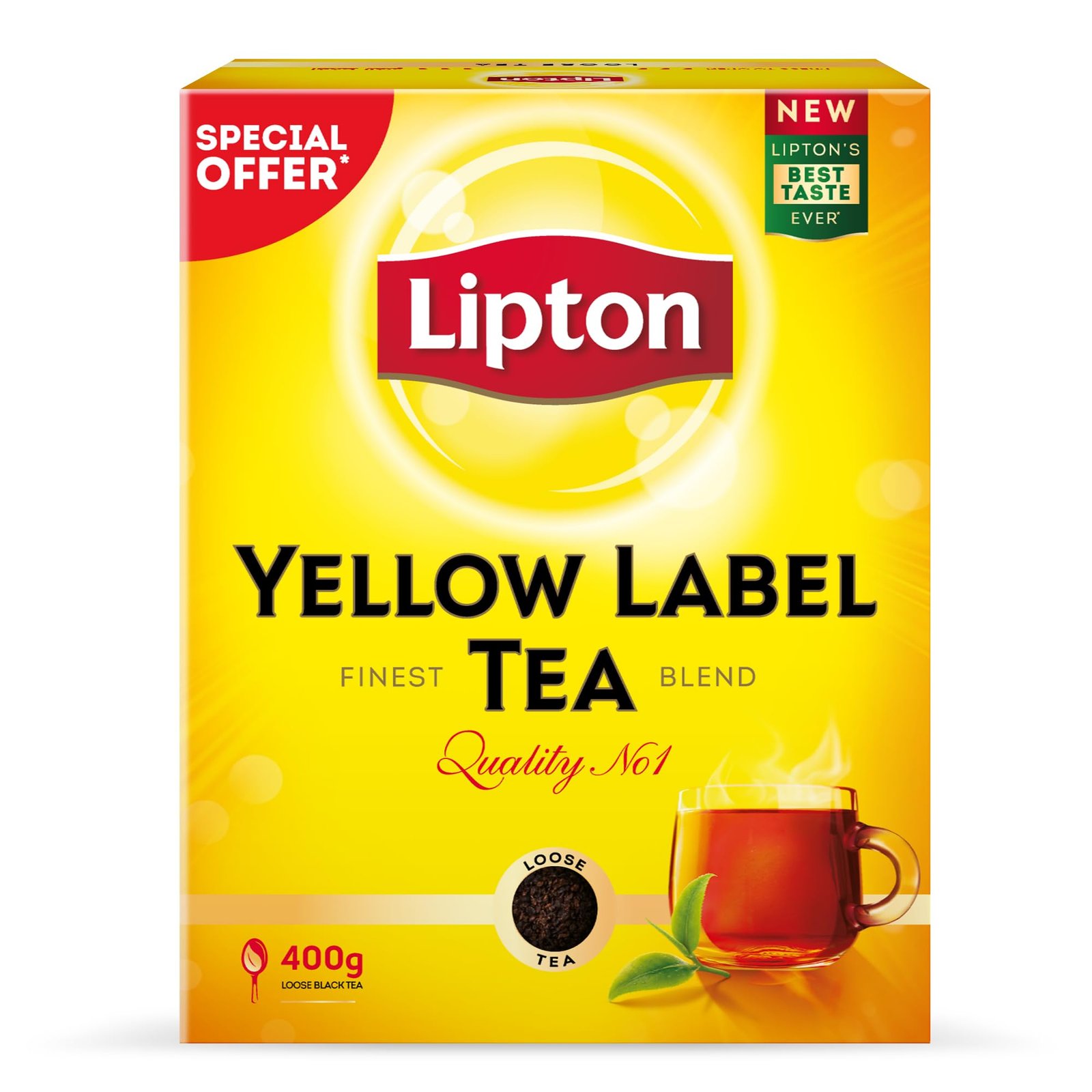 Lipton Yellow Label Tea – Finest Tea Blend 400g