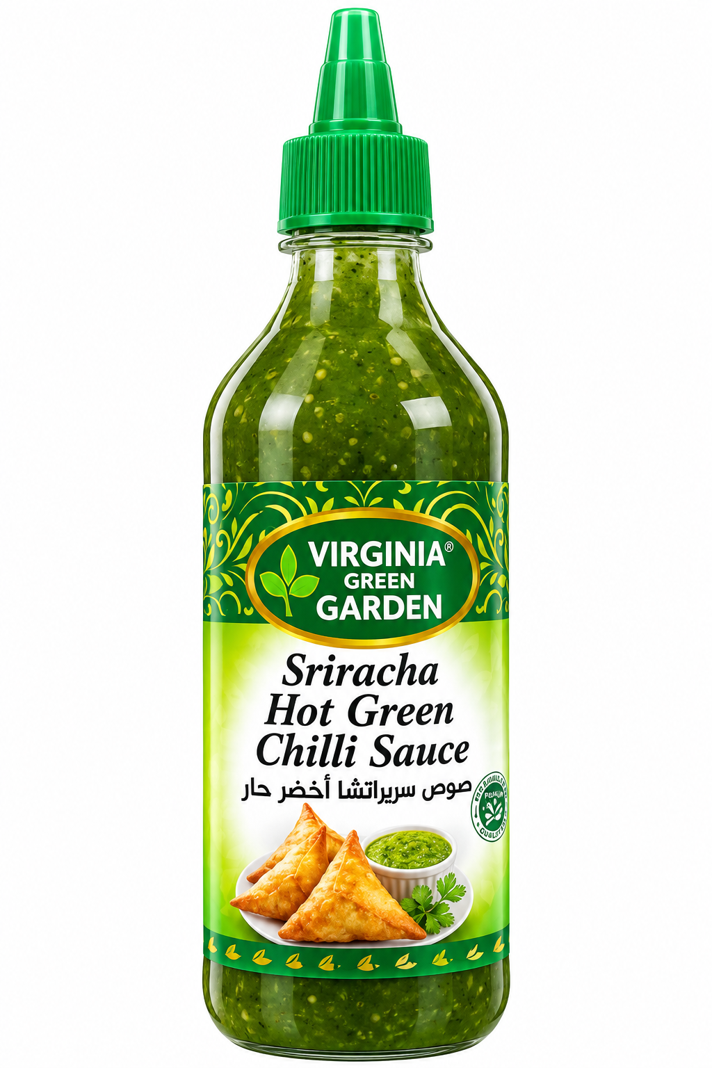 Virginia Green Garden Sriracha Hot Green Chilli Sauce 482g