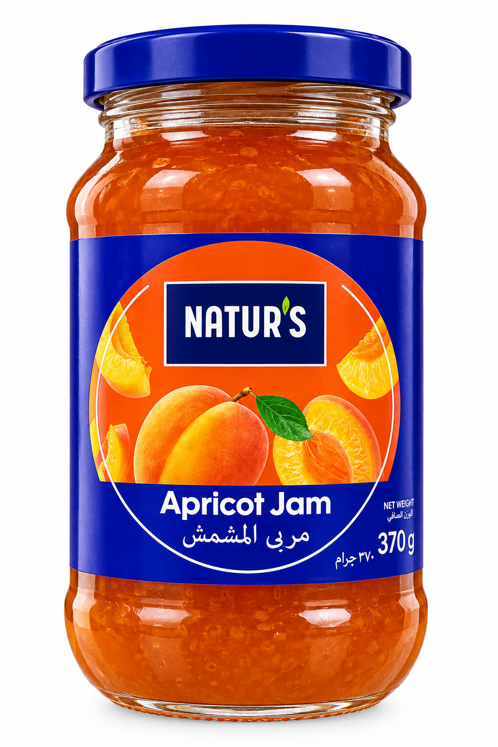 Natur’s apricot jam 370g