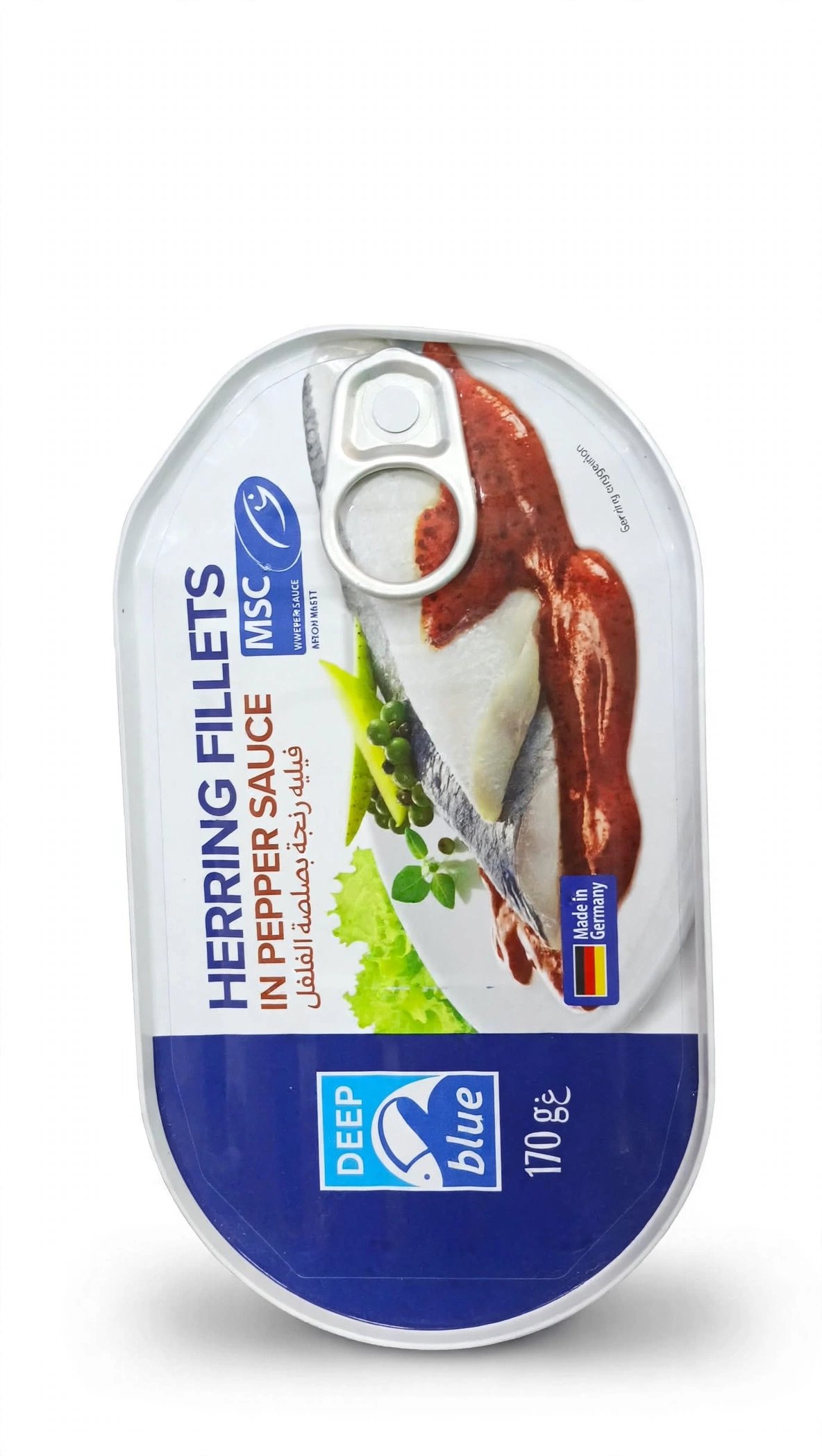 DEEP Blue Herring Fillets in Pepper Sauce 170g
